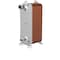 Alfa Laval Brazed Plate Heat Exchanger, AISI 316L, Stainless Steel, Copper, 80 Plates - Subcooler - 720k BTU ACH-500EQ-80H-F - alternate 2